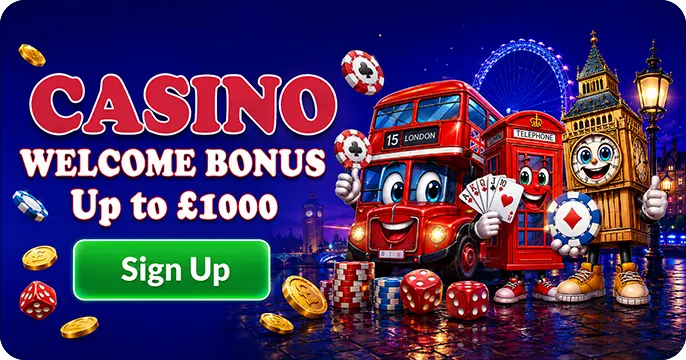 AngliaBet casino welcome bonus up to £1000 + free spins every deposits